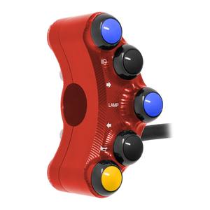Interruptor de manillar izquierdo para MV Agusta Brutale 910cc (rojo) - Product Image 3