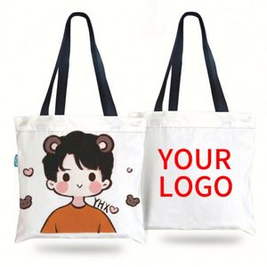 Sacs fourre-tout réutilisables personnalisés avec logo, écologiques, et sacs en toile à thème étoilé – Vente en gros - Product Image 1