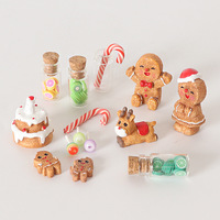 Mini-ornement de canne à sucre pour maison de poupée, modèle de gâteau, figurine de biscuit DIY, accessoires de décoration de scène