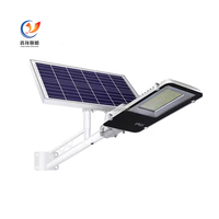 Cishine Diseño moderno Lámpara de iluminación de carretera al aire libre 30W Split Solar Impermeable Luz de calle de aluminio