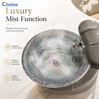 Fauteuil de pédicure commercial moderne pour salon de manucure avec bassin de spa pour les pieds, idéal pour les instituts de beauté