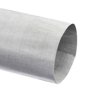 China Fornecedor Malha de tecido holandês reversa lisa 100 80 Microns de malha de arame de aço inoxidável para filtro