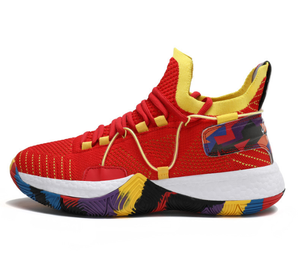 DFS1011 Chaussures de sport professionnelles pour hommes, design noir, rouge, vert, vente en gros, pour le basketball et la course à pied - Product Image 3