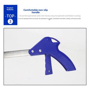 Herramienta Recogedora <span class=keywords><strong>de</strong></span> Basura <span class=keywords><strong>de</strong></span> Jardín <span class=keywords><strong>de</strong></span> Acero Inoxidable con Mango Azul <span class=keywords><strong>de</strong></span> Alta Calidad, Herramienta <span class=keywords><strong>de</strong></span> Recogida <span class=keywords><strong>de</strong></span> Basura con Clip para Saneamiento - Product Image 5