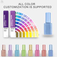 Flacon de vernis à ongles en gel 15 ml, personnalisé avec logo d'usine, couleur unique, flacon rectangulaire vide pour huile à cuticules avec bouchon et pinceau