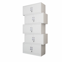 Armoire de classement industrielle en métal blanc facile à assembler avec tiroirs pour bureau à domicile et atelier – Rangement personnalisé