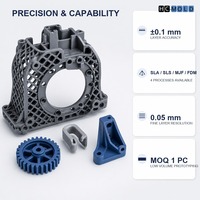 Service d'impression 3D personnalisé SLA, SLS, MJF, FDM, service de pièces fonctionnelles en plastique