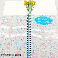 Nouvel Arrivage : Carnet de notes avec pages variées, papier de support pour autocollants imprimés, forme personnalisée, bande de fermeture, pour journal artisanal, vente en gros pour cadeaux