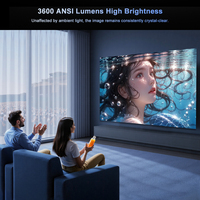 Projecteur intelligent Touyinger E900 Ultra, projecteur LCD 5 pouces, système de refroidissement par eau, projecteur 4K 8K 1080p 3D