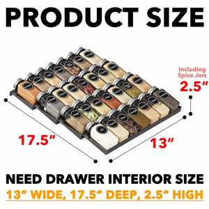 Heavy-Duty 4-Layer Steel Spice Drawer Organizer Seasoning Rack Tray <b>for</b> <b>Kitchen</b> <b>Storage</b> <b>for</b> Multilevel Organization - Product Image 3