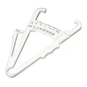 Measurement Tool 60mm Personal fitness plastic body fat caliper cm inch