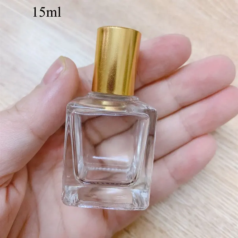 LZ Pack Stock 100pcs 8ml 10ml 12ml 15ml Gold Top Essential Oil Roller Bottle Customized Perfume Glass Bottle With Custom Box