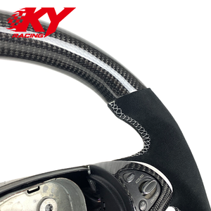 Volant de course personnalisé en fibre de carbone et suède pour Infiniti Q70 Hybrid Q70S QX70 Q70L Q70M M25 M35 M37 M56 Q50 Q60 - Product Image 2