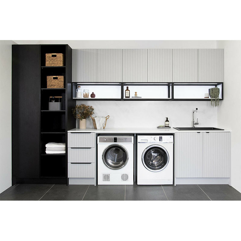 Armarios modulares prefabricados para cuarto de lavado, armario