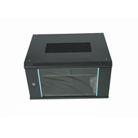 Armoire de serveur réseau 19'' en acier laminé à froid SPCC 6U sur mesure, norme internationale, moule privé, directement de l'usine source