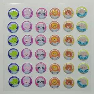 Reusable TPE & TPR sticker washable custom ODM design waterproof sticker board game sticker book