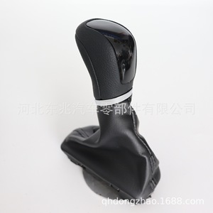 Mercedes-Benz Automatic Gear <b>Shift</b> <b>Knob</b> Leather Black Ergonomic Car Fitment DZ05 Q5-2 K2 - Product Image 2