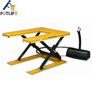 Plataforma Elevadora de Tijera Tipo U para Manipulación de Materiales, Elevador Eléctrico de Trabajo, 500kg 1000kg 1500kg - Product Image 1