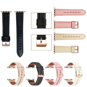 Correa de Repuesto de Cuero Sintético para Apple Watch de 38/40/41 mm, Accesorios para Reloj Inteligente - Product Image 1