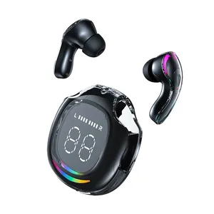 Air40 Auriculares inalámbricos Iluminación audifonos inalámbricos Bluetooth Gaming Bass Sound Touch Control Pantalla digital Fone de ouvido