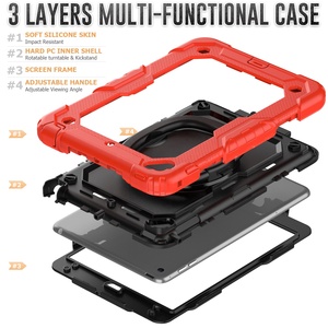 360 Rotable andle ickickstand iliilicono Shockproof over sobre abablet ase para IAD ad INI 4 2015 INI 5 <span class=keywords><strong>2019</strong></span> - Product Image 5