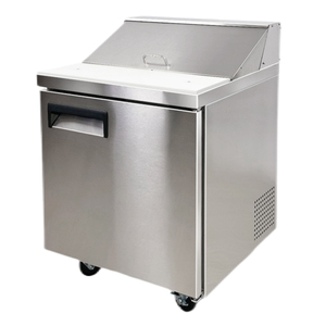 Refrigerador Ventilado para Preparación de Alimentos, Mostrador Refrigerado para Ensaladas/Sándwiches/Pizzas, Mesa de Preparación con Cubierta - Product Image 1