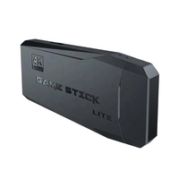 Portable M8 TV Game Stick Lite 4K HD TV Console de jeu vidéo avec 2.4G sans fil 2 contrôleurs jeux portables pour enfants et adultes