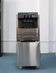 Çin fabrika yüksek kalite gerilim değiştirmek 3 tatlar 4000W yumuşak dondurma makinesi ticari iş için