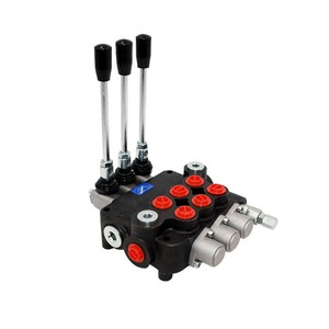 Vanne de commande directionnelle monobloc hydraulique manuelle à 3 bobines P80 |   Fabricant direct d'usine et service OEM/ODM - Product Image 3