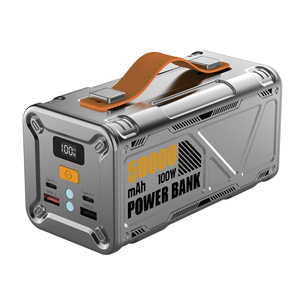 สถานีไฟฟ้าพกพาสำหรับรถยนต์ 100W 50000mah ชาร์จเร็ว ใช้งานกลางแจ้ง พร้อมไฟฉายและจั๊มพ์สตาร์ท รุ่น Sy50000 พาวเวอร์แบงค์ Sy50000 - Product Image 1
