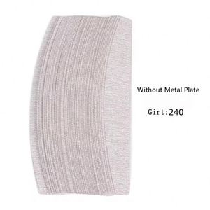 Moon Shape Replacement Nail <b>File</b> 100/180/240 Grey/Black Removable SandPaper With Stainless Steel Handle Metal Sanding <b>Files</b> - Product Image 4