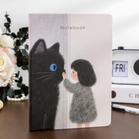 Carnets A5 personnalisés en lin avec couverture rigide, reliure agrafée, pour l'école et le bureau, avec logo personnalisé - Nouveauté 2027