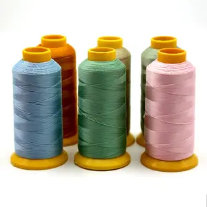 Cường Độ Cao Nhiệt Độ Cao Chịu Mài Mòn 210D/3 Polyester Spun May Chủ Đề 40/2 500 Yard Cho Da Bọc