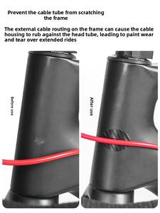 Pegatina para Cuadro de Bicicleta, Antideslizante, Antiarañazos, Película Protectora Invisible para Bicicleta de Montaña, Carretera y Equilibrio, Accesorios Decorativos - Product Image 4