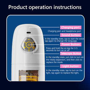 Elektrischer männlicher Mastur bator becher mit Stimme 10 Teleskop-und Drehmodi zur Stimulierung männlicher Mastur bator Sexspielzeuge - Product Image 3