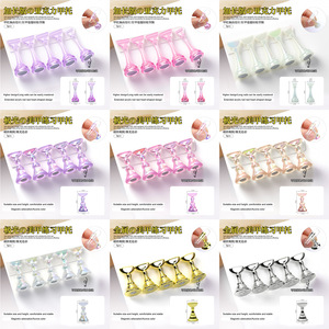 Support de présentation magnétique en acrylique en forme de pièce d'échecs pour nail art DIY, idéal pour l'entraînement des embouts d'ongles et l'affichage des cristaux - Product Image 2