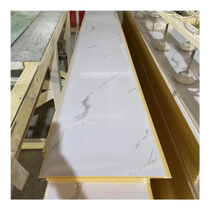 モダンな正方形PVC天井パネル、芸術的な住宅用途、耐火、防湿、防音、防水の偽天井 - Product Image 1