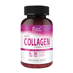 Kollagen peptid tabletten mit Vitamin C Biotin <span class=keywords><strong>Collagen</strong></span> Healthcare Supplement für Männer und Frauen Super <span class=keywords><strong>Collagen</strong></span> Tabletten - Product Image 4
