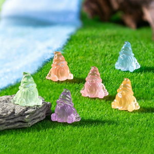 Nueva Figura Decorativa de Enano que Brilla en la Oscuridad, Mengling, Accesorio de Decoración DIY, Miniatura Navideña, Figura Pequeña para Paisajes - Product Image 1