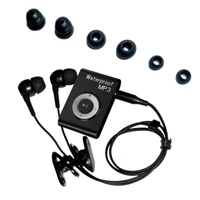 Lecteur MP3 étanche IPX8 pour la natation, 4 Go, 8,3 musique avec radio FM, casque Hi-Fi pour la plongée, le surf, les sports sous-marins, la course à pied