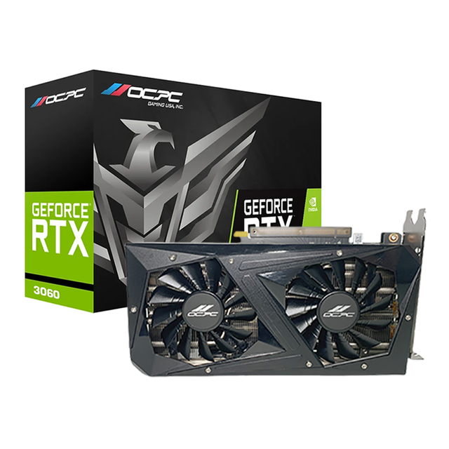 OCPC GeForce RTX 3060 12GB GDDR6 Gaming Graphics Card for Desktop & Workstation Dual Fan PCIe 3.0 DP/