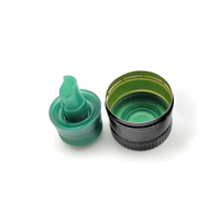 Bouchons ROPP en aluminium et plastique anti-effraction 31,5*24 mm pour bouteille d'huile d'olive avec bec verseur pop-up – Vente en gros