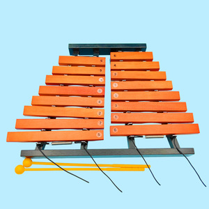 Wholesale 16-Tone Redwood-Imitation Lyre Orff <b>Musical</b> <b>Instruments</b> Hand Beaters Wooden Percussion Xylophones - Product Image 4