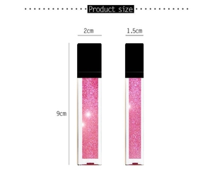 Etiqueta a prueba de agua brillante color brillo de labios con brillo - Product Image 3