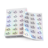 Autocollants en vinyle holographique résistants aux intempéries, décalcomanies laser arc-en-ciel personnalisées, impression brillante de formes irrégulières pour la décoration d'ordinateurs portables et de bouteilles
