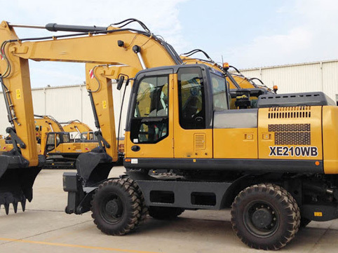 XE210 China Hot Selling 21 Ton New Wheel Excavator with Good Quality for Sale