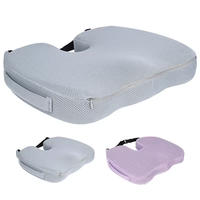 Nouveau coussin de siège ergonomique en mousse à mémoire de forme pour chaise de bureau, housse en maille 3D avec sangle de fixation réglable, coussin de siège pour fauteuil roulant