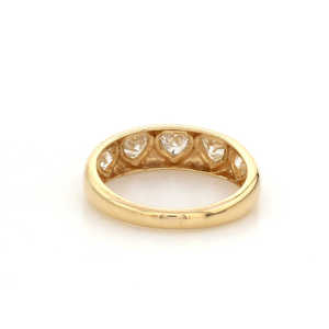 Anillos de Diamantes de 0.67ct con Certificación de Quilates, Chapados en Rodio, Diseño Minimalista de Alta Gama, 14k, Lujosos, con Forma de Corazón - Product Image 5