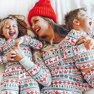 FY Autumn/Winter Christmas New Family pijama