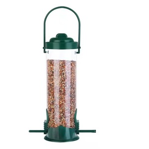 Sınır Ötesi Özel Dış Mekan Asılı Otomatik Metal Demir Örgü Kuş Yemliği Üç Parçalı Set - Product Image 4